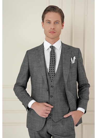 Efor Tk 906 Slim Fit Antrasit Spor Takım Elbise Antrasit