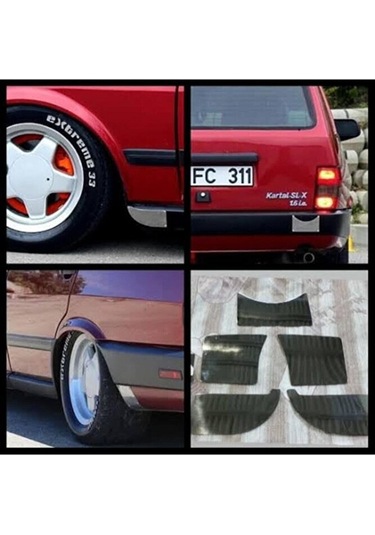 İtibar Tofaş Uyumlu Laz Paçalık 5 Parça Krom Set