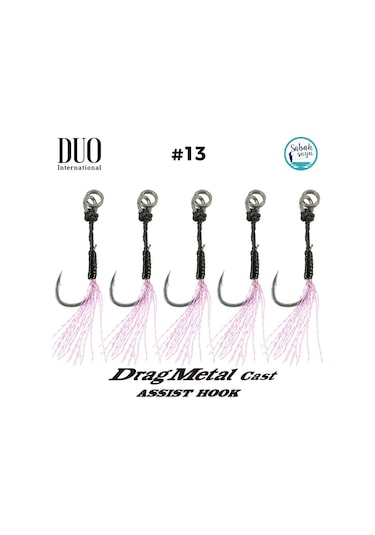Duo Dmc Tekli Asist İğne Pembe Tüylü 13 5 Adet