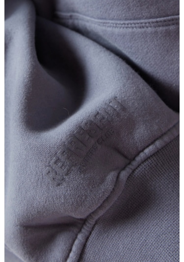 Represent Boyfriend Hoodie, Premium Brushed Fleece Kapüşonlu Sweatshirt Mavi