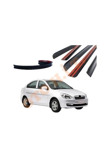 Hyundai Accent Era Uyumlu Bagaj Üstü Spoiler Mat Siyah