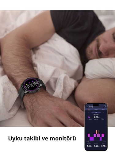 Aukey SW-2P-GY Akıllı Saat (Distribütör Garantili)