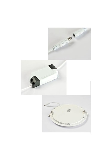 12w Slim Led Panel Sarı 3200k Sıvı Altı Gömme Spot Lamba Sarı Işık
