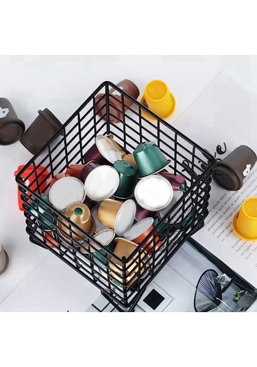 Metabagua 1 Kahve Pod Tutucusu, Kapasite K Bardak Tutucusu Ve Kahve Istasyonu Düzenleyicisi Için Kahve Saklama Düzenleyicisi 2b2qlb Siyah