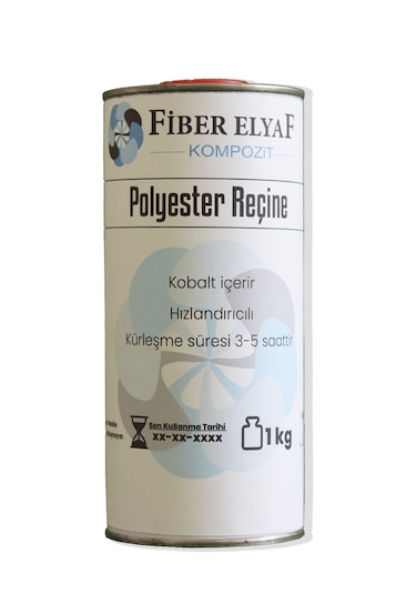 Fiber Elyaf Polyester Reçine 2 Kg. + 20 Gr. Mek Sertleştirici