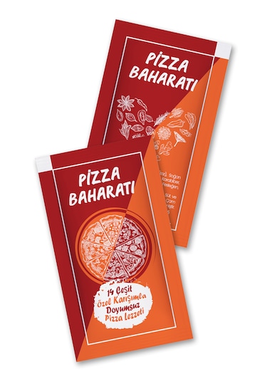 Tek Kullanımlık Pizza Baharatı 14 Çeşit Karışım 3000 Adet Çeşni