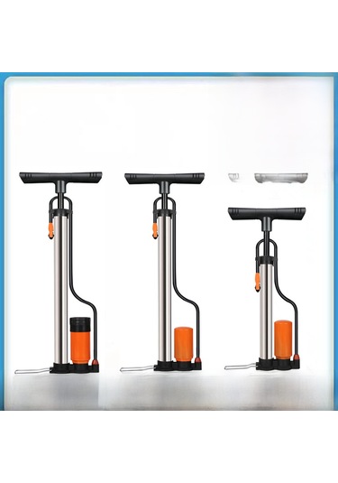 Reedark Ev Ve Araçlar İçin Çelik Hava Pompa - Yüksek Basınçlı, Bisikletten Araca Topa Uygun, El İle Şişir, Dayanıklı Ve Taşınabilir