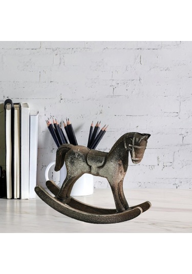 Suntek Tv Sehpası Yatak Odası Verandası Için Sallanan At 13cmx3,5cmx10cm