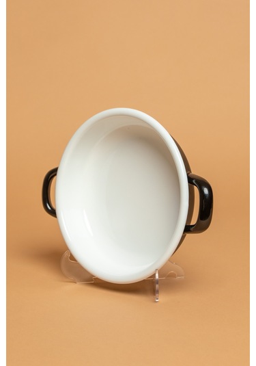 Velluto Nero Emaye Kulplu Siyah Sahan Ebutay Siyah