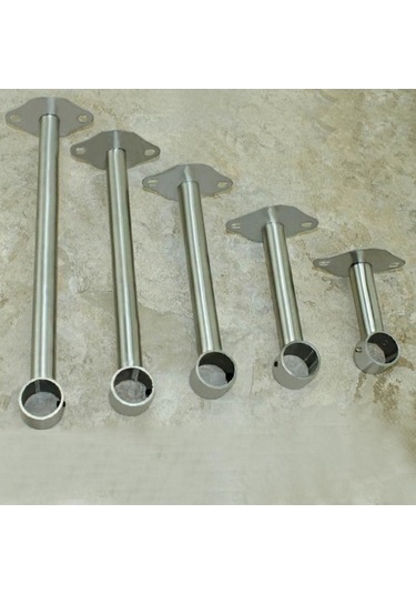 Trendooze Homyl 2x Paslanmaz Çelik Gardırop Kolu Braketi, 150mm, Modern Tasarım