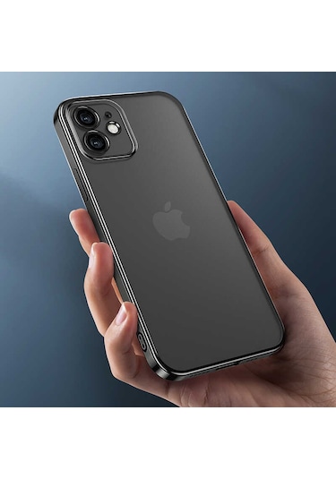 Benks Apple Uyumlu iPhone 12 Benks Matte Electroplated TPU Kapak ZORE-218840