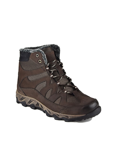 766 Kahve Bot Hakiki Deri