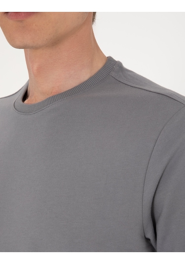 Pierre Cardin Erkek Gri Sweatshirt 50314054-vr024 Gri