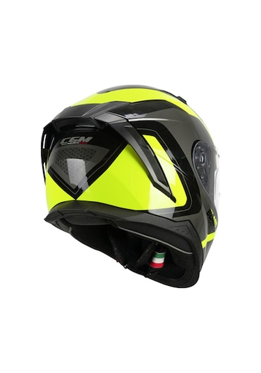Cgm 311R Blast Race Kapalı Kask Sarı Siyah