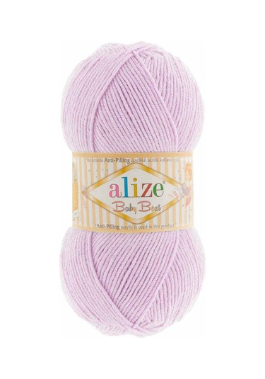 Alize Baby Best El Örgü ipi Lila 027