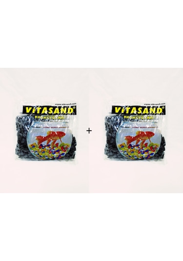 Çakıl Taşı Siyah 350 Gram X 2 Paket
