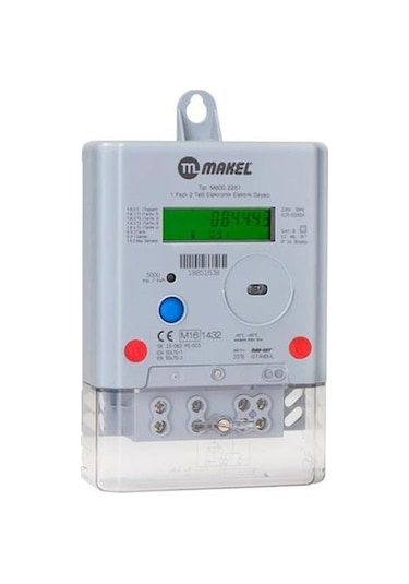 Makel Elektronik Monofaze Aktif Sayaç