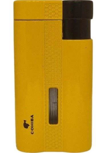 Ccm0652 Jet 3 Torch Punchlu Puro Çakmağı Sarı Krom
