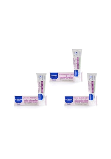 Mustela 1.2.3 Vitamin Barrier Pişik Kremi 3 x 100 ML