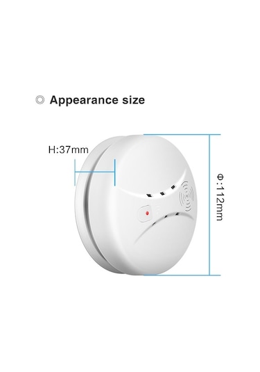 Dancemonkey Yüksek Hassasiyetli Akıllı Duman Dedektörü - 85db Alarm, Ev/ofis/otel İçin