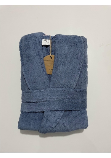 Özdilek Casual Şalyaka Bornoz İndigo L Indigo