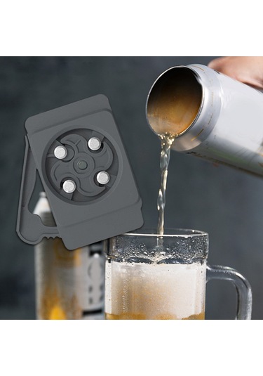 Springsun Pratik Abs Kutu Açacağı - Keskin Olmayan Kenar, Kolay Kullanım, Ev & Dış Mekan İçin Koyu Gri