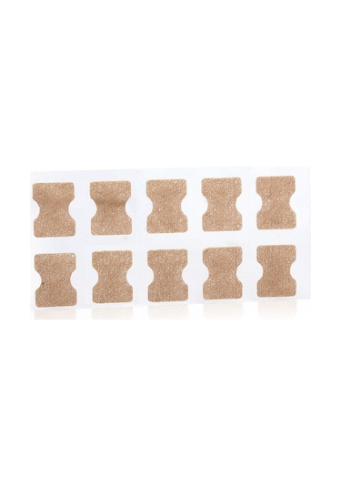 10 Adet Tutkalsız Ortopedik Tırnak Ayak Düzeltici Şeffaf Alt