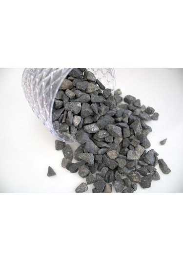 Bazalt Taşı 5 Kg 1,5-2,5 Cm Siyah Taş Siyah Dolomit Taşı Dere T