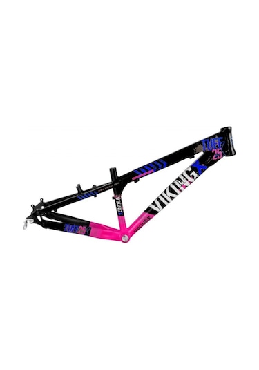 Vikingx Tuff X-25 Dirt Jump Aliminyum Kadro Pembe-siyah Ys728