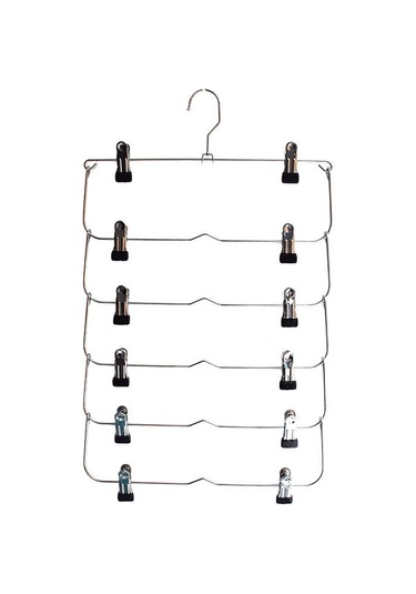 Pembe Altı Katmanlı Pantolon Klipsi, Katlanabilir, İz Bırakmayan Ve Kaymayan Pembe