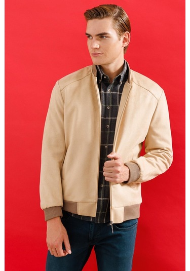 Igs Erkek Bej Standart Std Süet Mont Bej