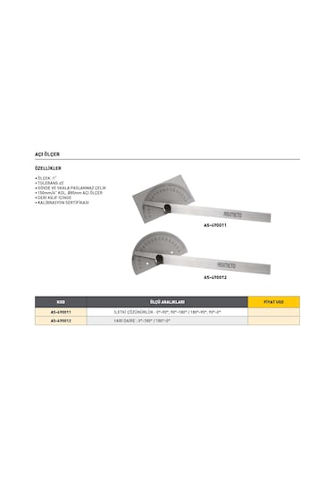 Fett As-490012 Asimeto Açı Ölçer