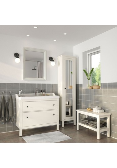 Duvar Aynası, Beyaz, 65x85 Cm Beyaz