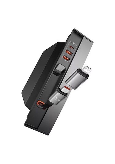 Baseus T-space Tesla Model 3-y İçin 45w Hub Yerleştirme İstasyon