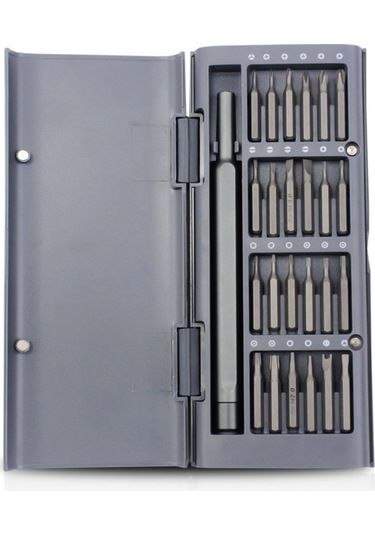 Moveevo 25 Parça Tamir Tornavida Seti - Cihaz Tamiri İçin Manyetik Uçlar Ve Dayanıklı Alüminyum Saplı Tornavida Takımı