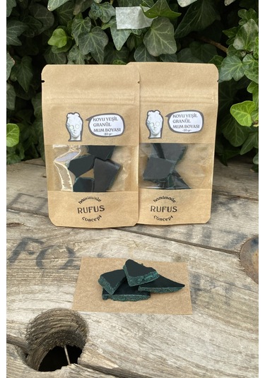 Koyu Yeşil Granül Mum Boyası ( 20 gr )