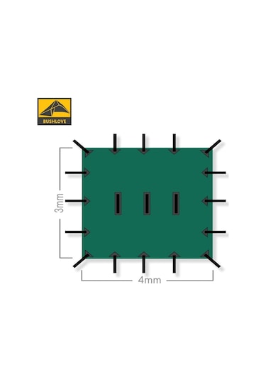 Bushlove Bushcraft Tarp Tente 4m 3m Haki