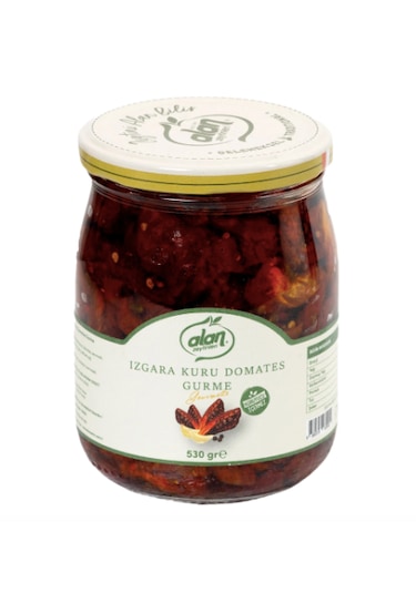 Izgara Edilmiş Kuru Domates Cam Kavanoz 530 Gr