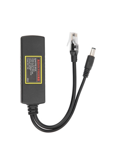 Lemestar 60v Yüksek Gerilimli Poe Ayırıcı, Ieee 802.3af Destekli, 10/100m Veri Transferi, 12v Dc Çıkış, Sabit Ve Dayanıklı Abs Malzeme