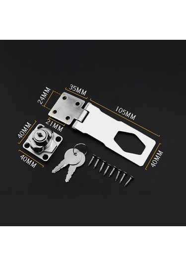 Jokmae 105mm Depo Kilidi - Çelik Kapaklı, Gümrük Uyumlu