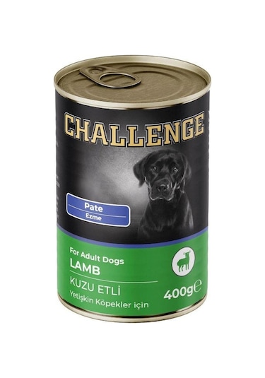 Challenge Pate Kuzu Etli Yetişkin Köpek Konservesi 400 Gr
