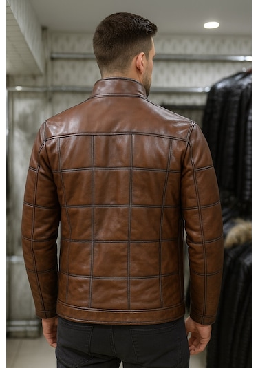 Deriwork Erkek Kahverengi Mont E07 Taba