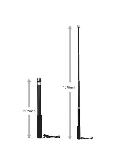 Tongxida Evrensel Alüminyum Selfie Çubuğu, 25-75cm Siyah