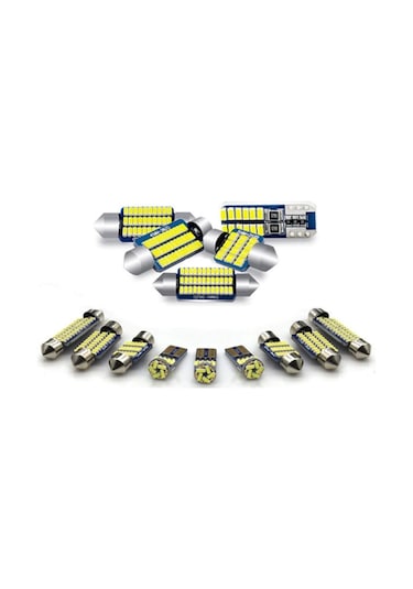 Renault Clio 4 Uyumlu Led Iç Aydınlatma Ampul Seti Parlak Beyaz