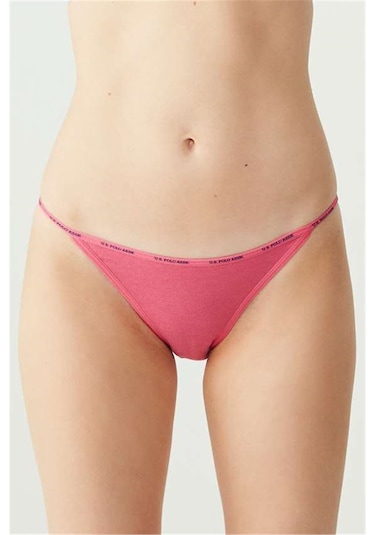 U.s Polo Assn. 67000 Kadın 5 Li Slip-siyah&ten&beyaz&fuşya&lacivert mix color