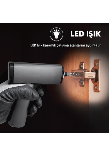 Mioji Mio CS16 12 Parça 1500Mah Şarjlı Vidalama Tornavida Seti