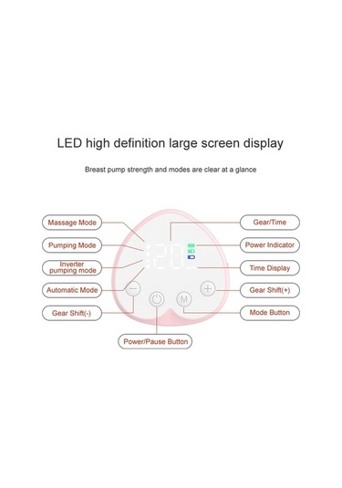 Flybuy Taşınabilir Tamamen Suntek Pompası Pembe Göğüs Giyilebilir Pf