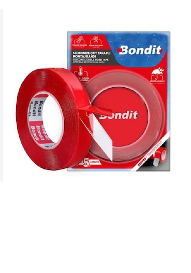 Silikonlu Çift Taraflı Vhb Bant 40mm 5mt