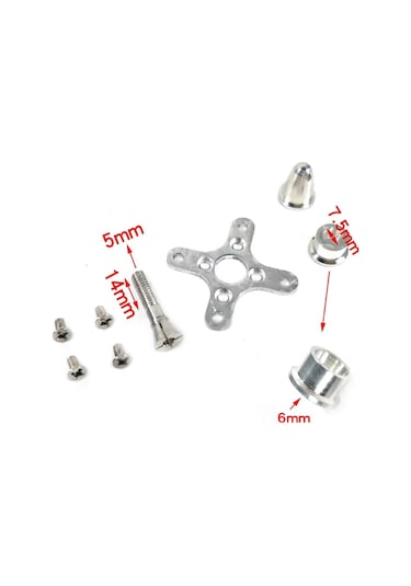Alkatronik-A2212 2200Kv Fırçasız Motor Multicopter Rc Drone 2S-3S Lipo