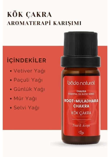 Bade Natural Kök Çakra Aromaterapi Karışımı 10 ML